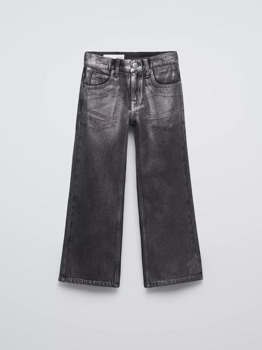 Zara Kids Wide-Leg Shimmer Jeans